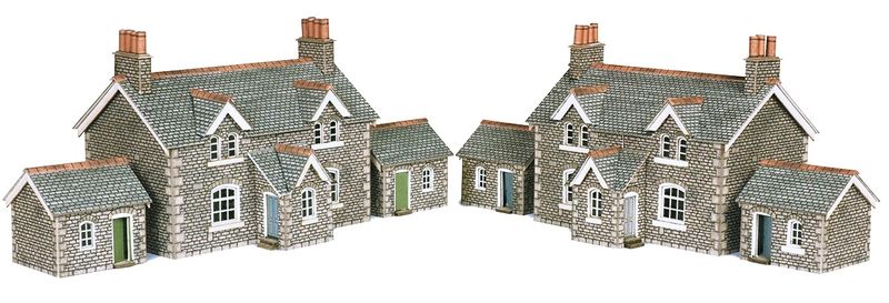PN155 WORKERS COTTAGES N GAUGE