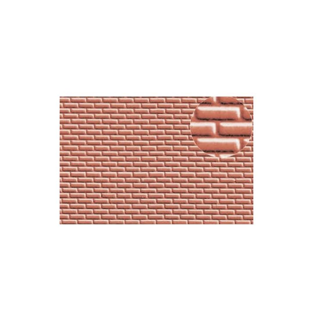 0401 Slaters Plastikard 4mm Brick Red