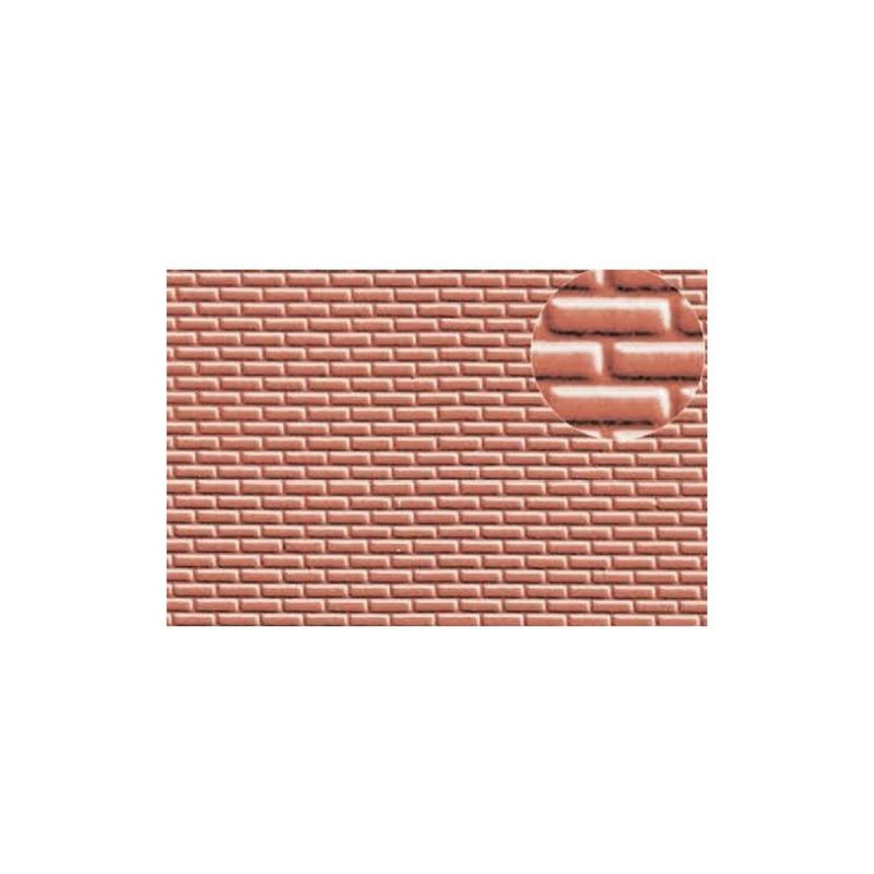 0401 Slaters Plastikard 4mm Brick Red