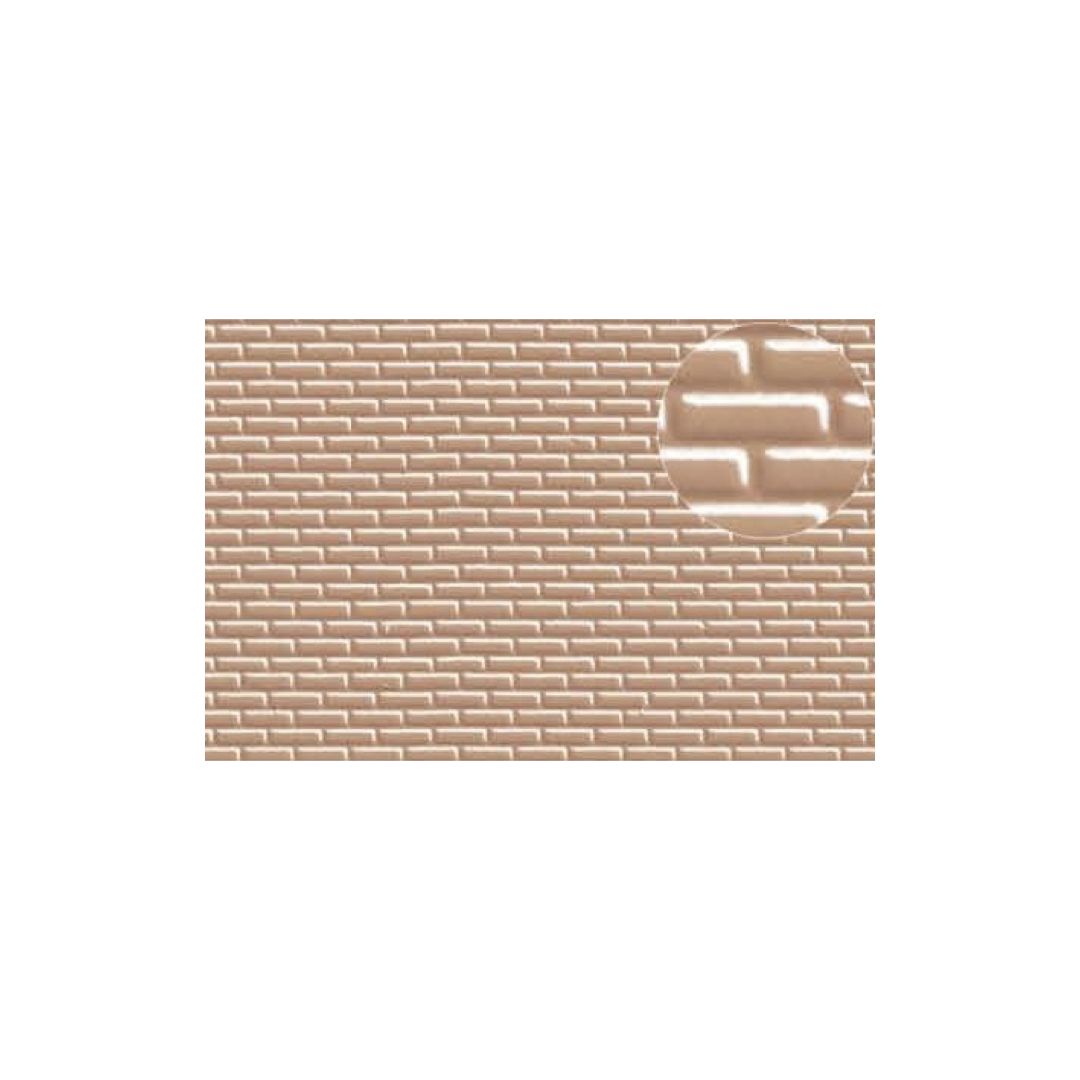 0403 Slaters Plastikard 4mm Brick Grey