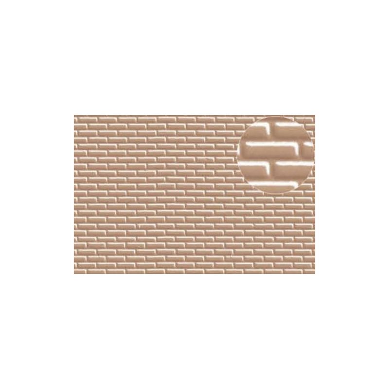 0403 Slaters Plastikard 4mm Brick Grey