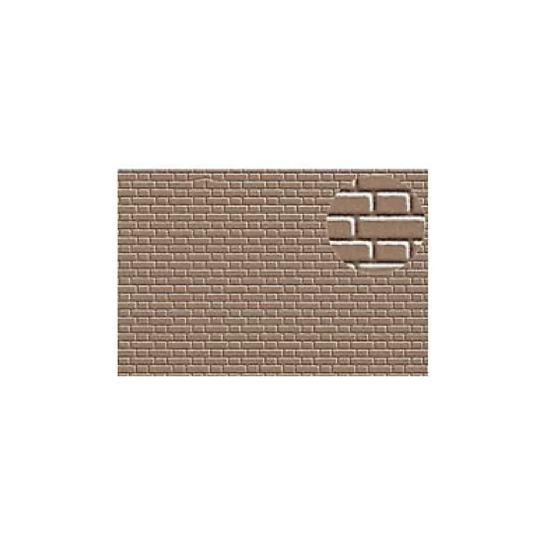 0409 Slaters Plastikard 4mm Flemmish Brick Grey