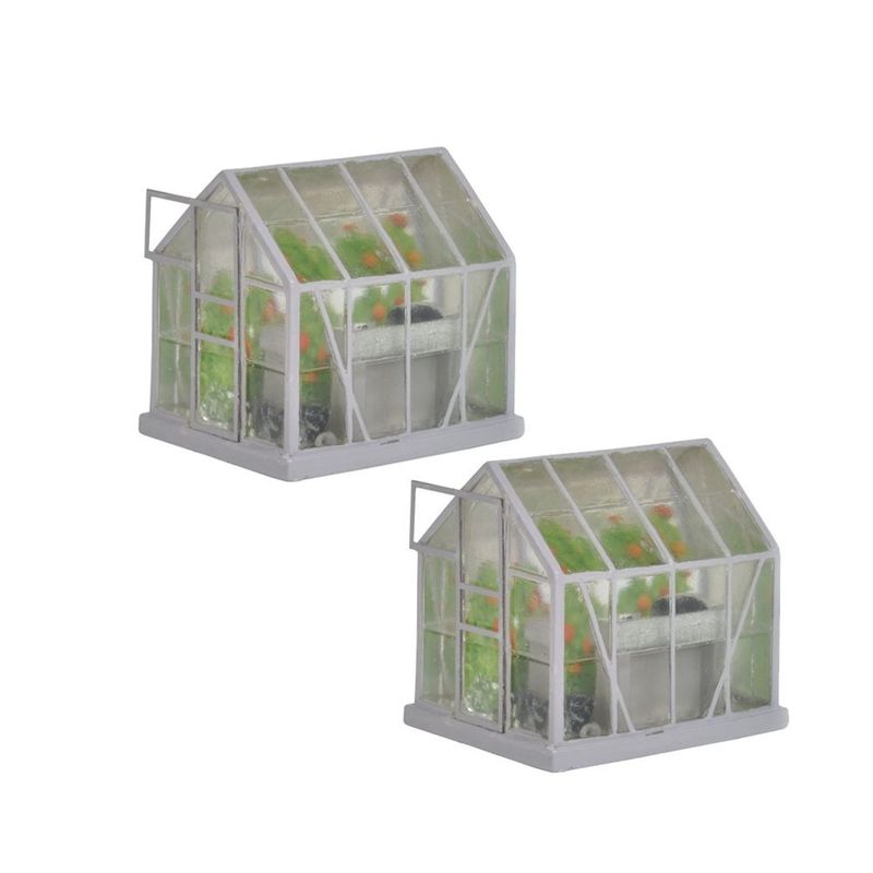 42-515 Graham Farish N Gauge Green Houses (x2)