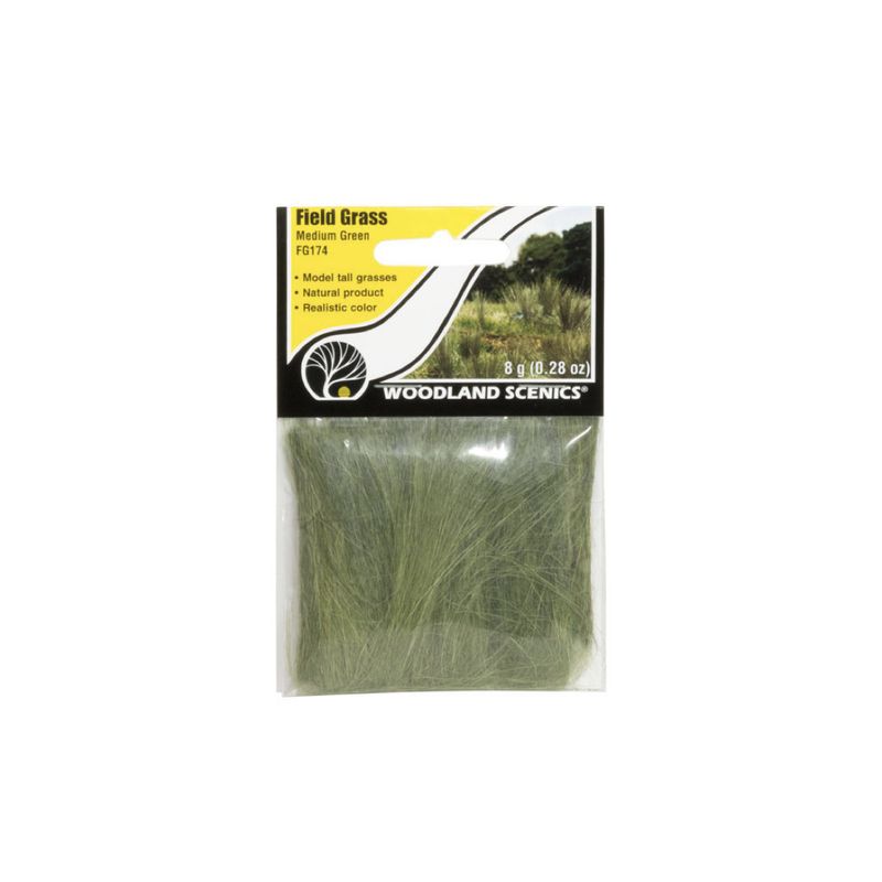 FG174 Woodland Scenics Field Grass Medium Green