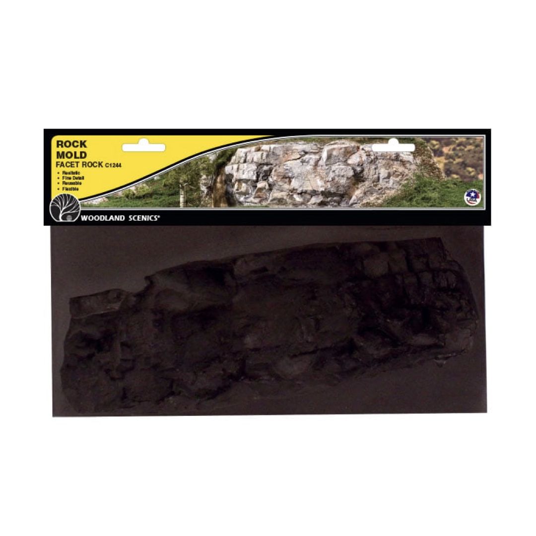 C1244 Woodland Scenics Facet Rock Mould