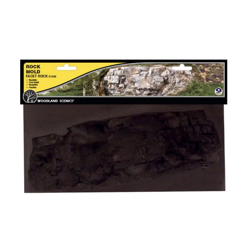 C1244 Woodland Scenics Facet Rock Mould