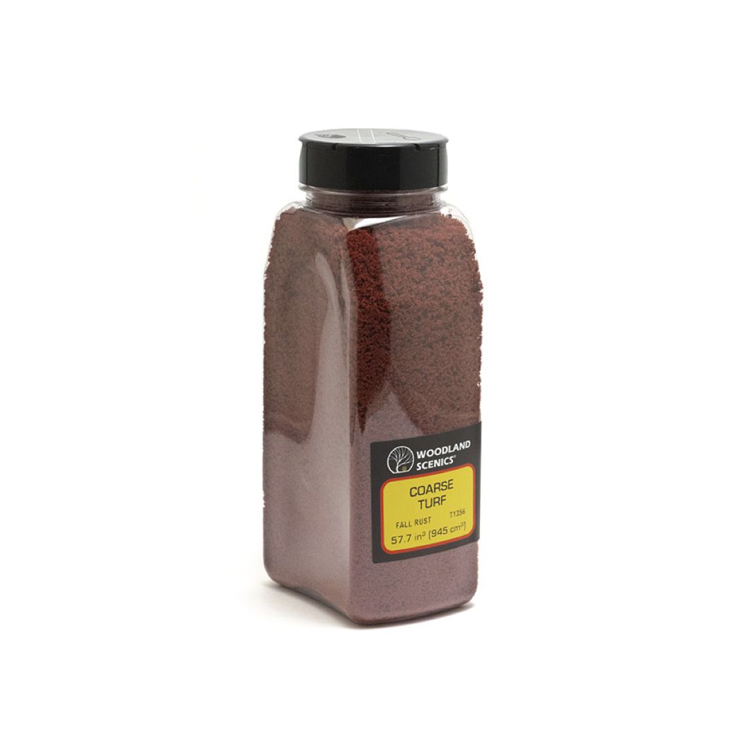 T1356 Woodland Scenics Coarse Turf Fall Rust Shaker