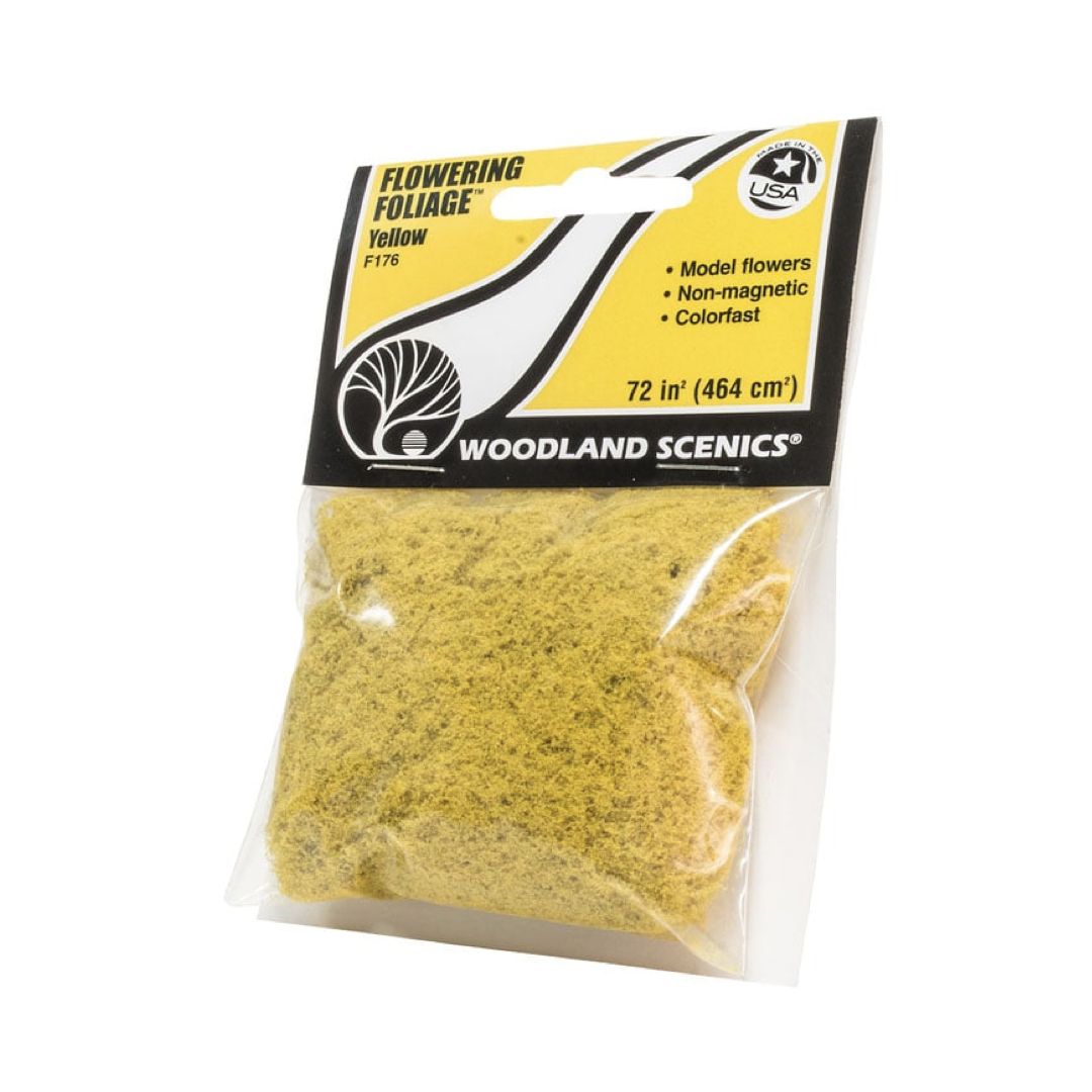 F176 Woodland Scenics Flowering Foliage Yellow