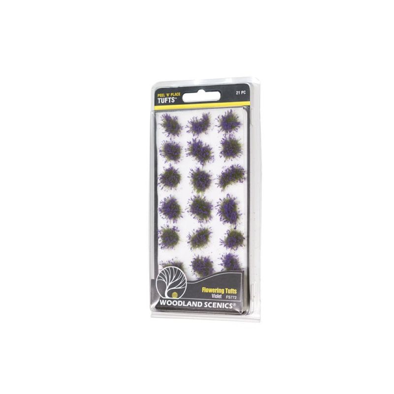 FS772 Woodland Scenics Flowering Tufts Violet