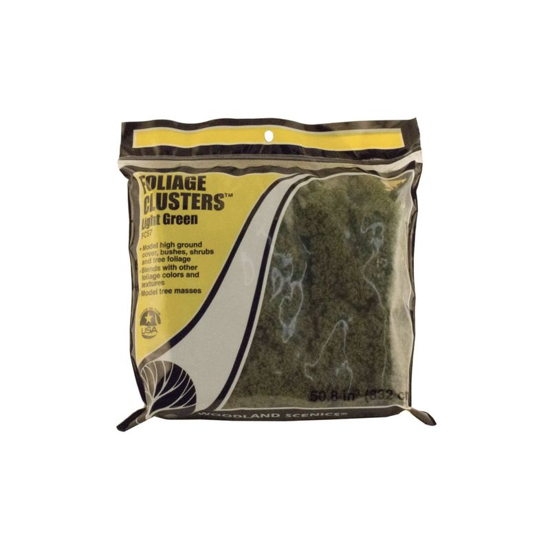 FC57 Woodland Scenics Foliage Clusters Light Green