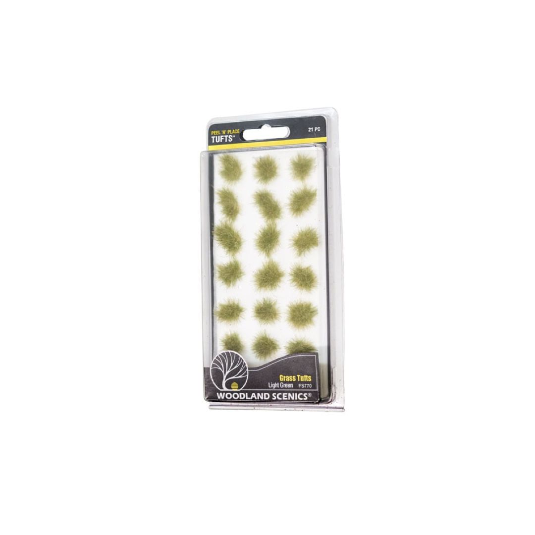 FS770 Woodland Scenic Light Green Grass Tufts