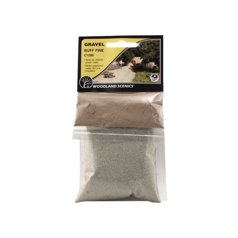 C1288 Woodland Scenics Gravel Buff Fine