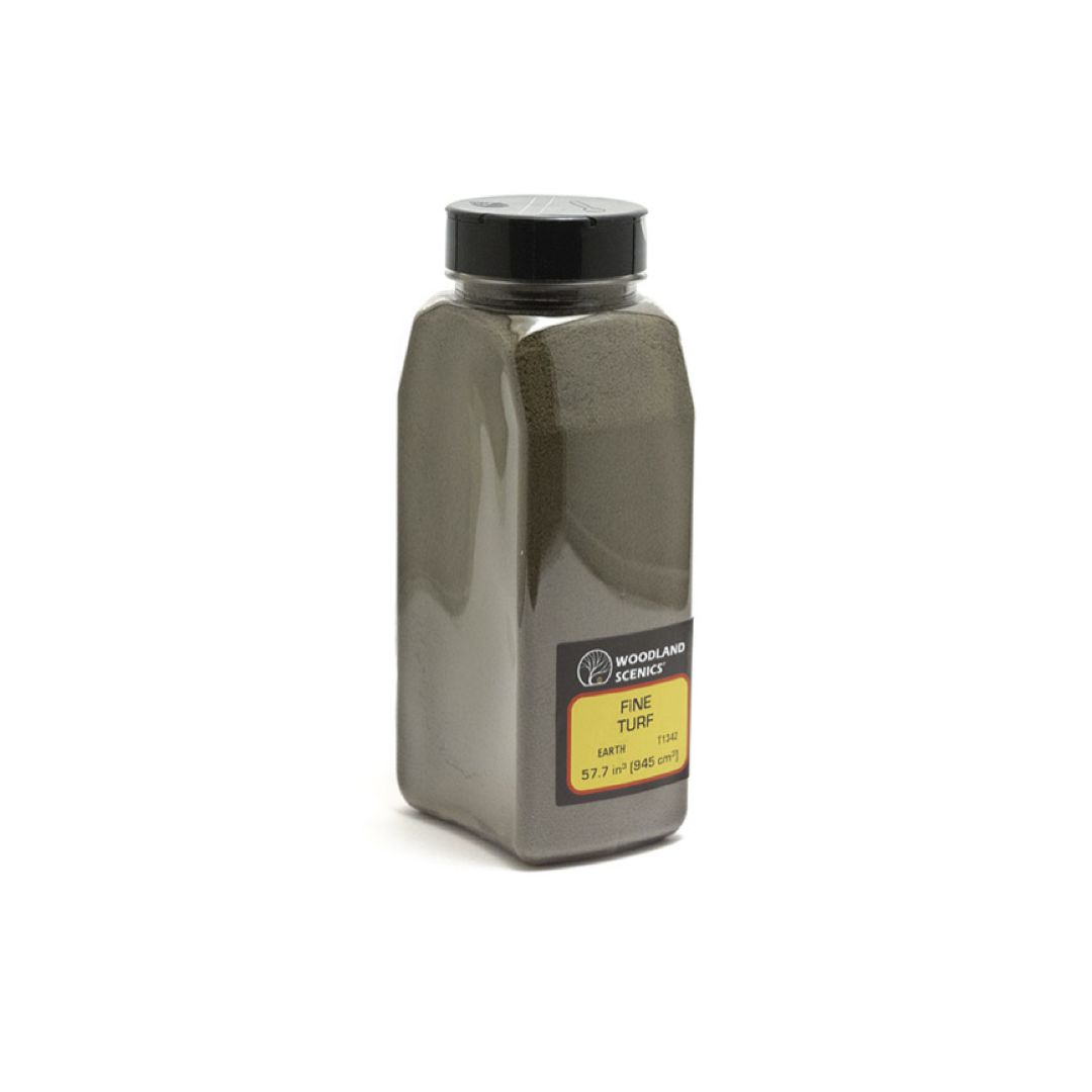T1342 Woodland Scenics Earth Fine Turf