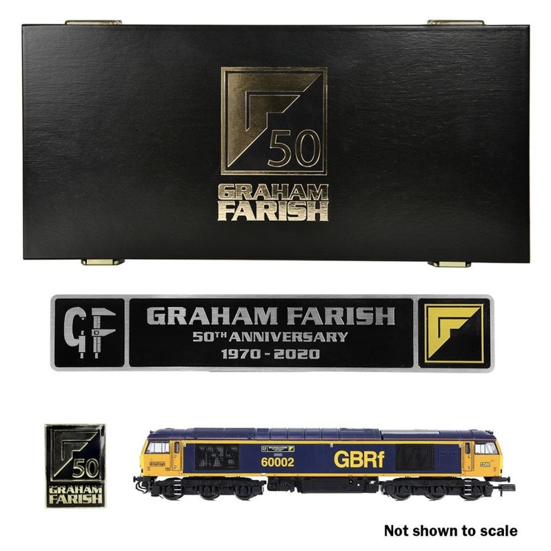 371-364 N Gauge Class 60 Graham Farish 50th Anniversary Collectors Pack