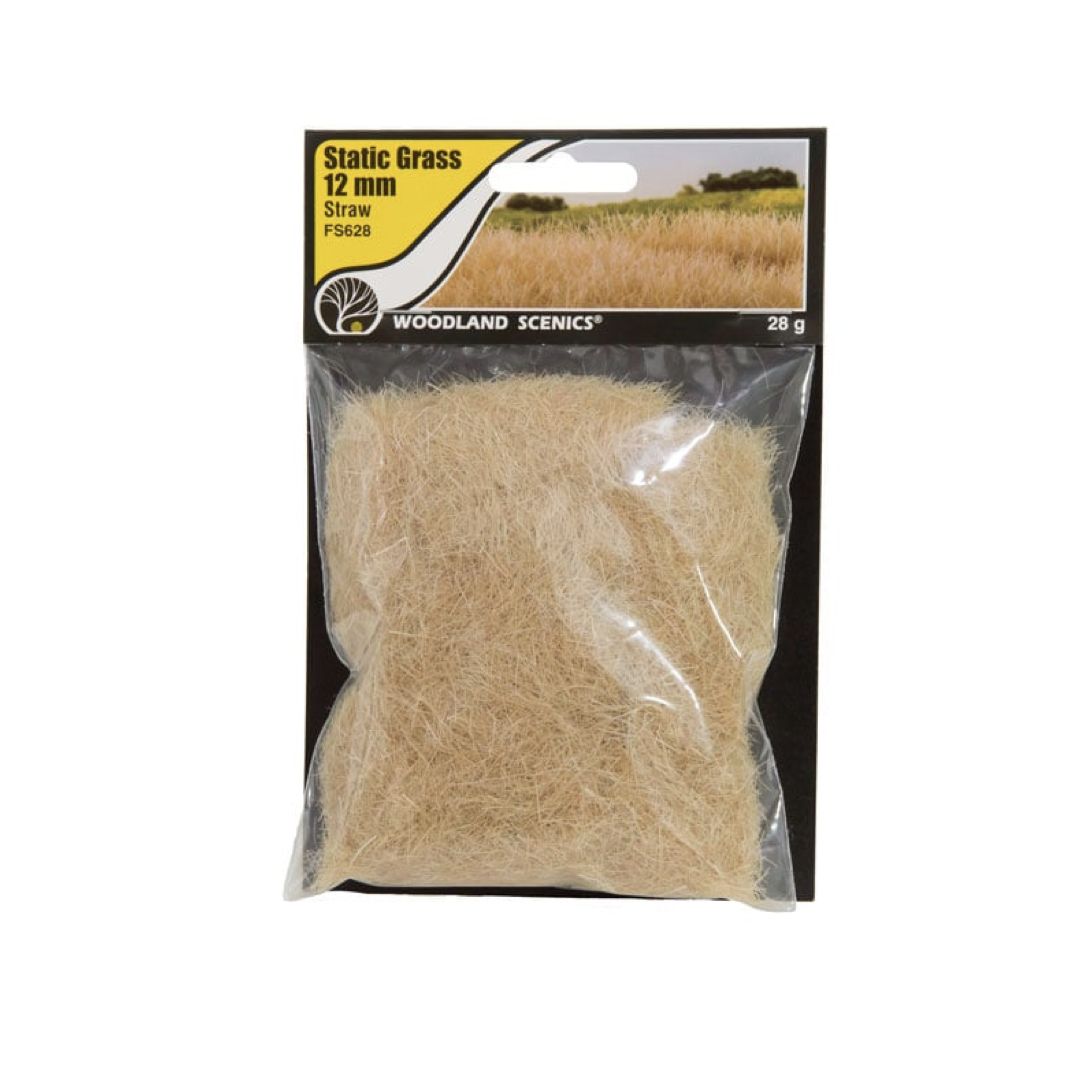 FS628 Woodland Scenics Static Grass 12mm Straw