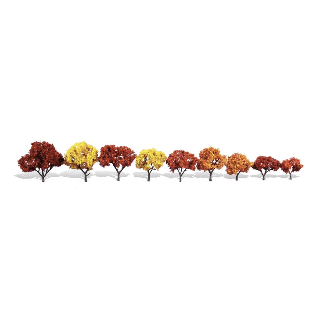 TR3540 Woodland Scenics Harvest Blaze Trees (9 Pack)