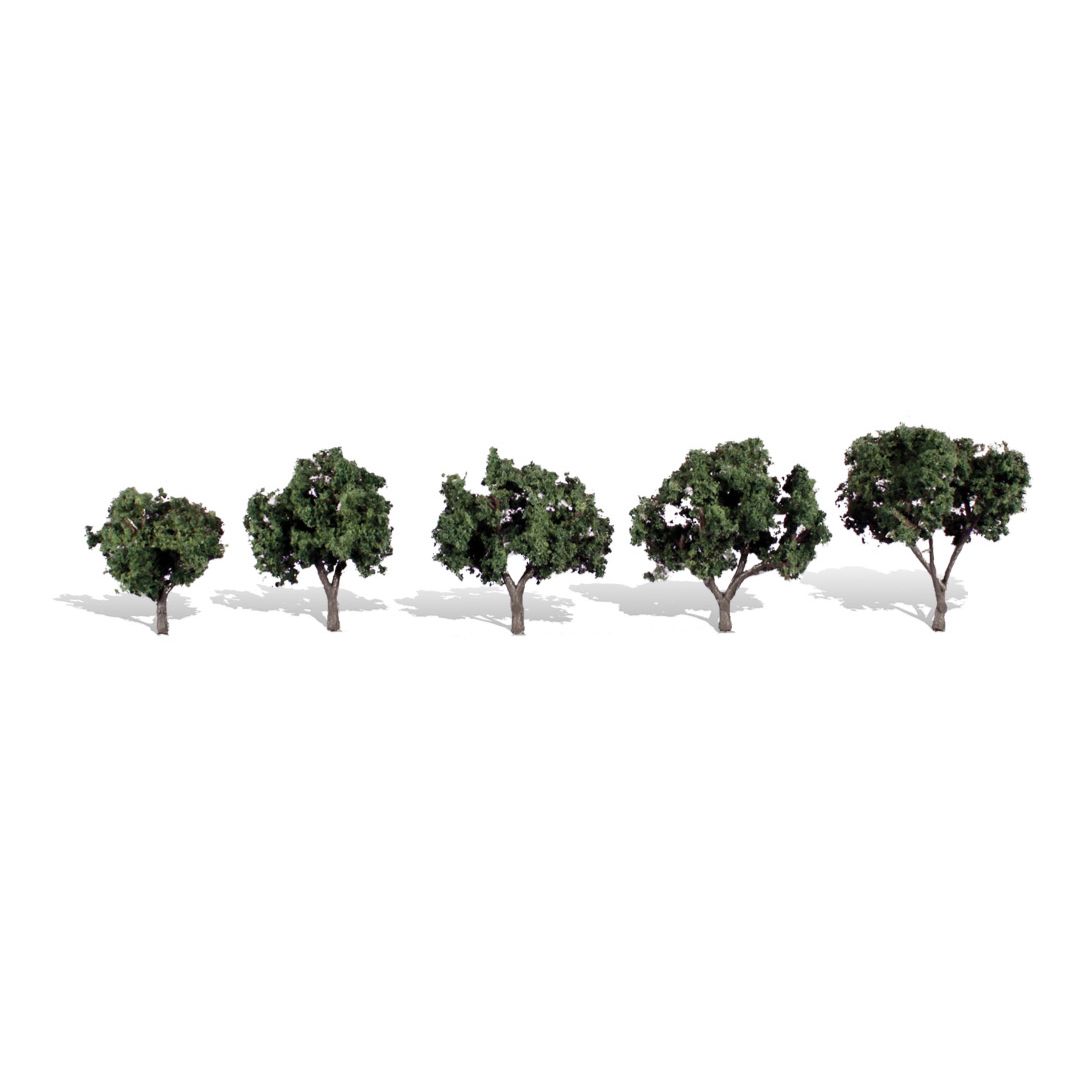 TR3548 Woodland Scenics  Cool Shade Trees (5 Pack)