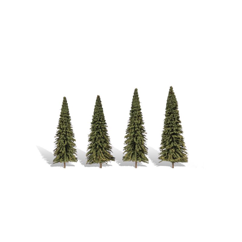 TR3569 Woodland Scenics Blue Needle Trees (4 Pack)
