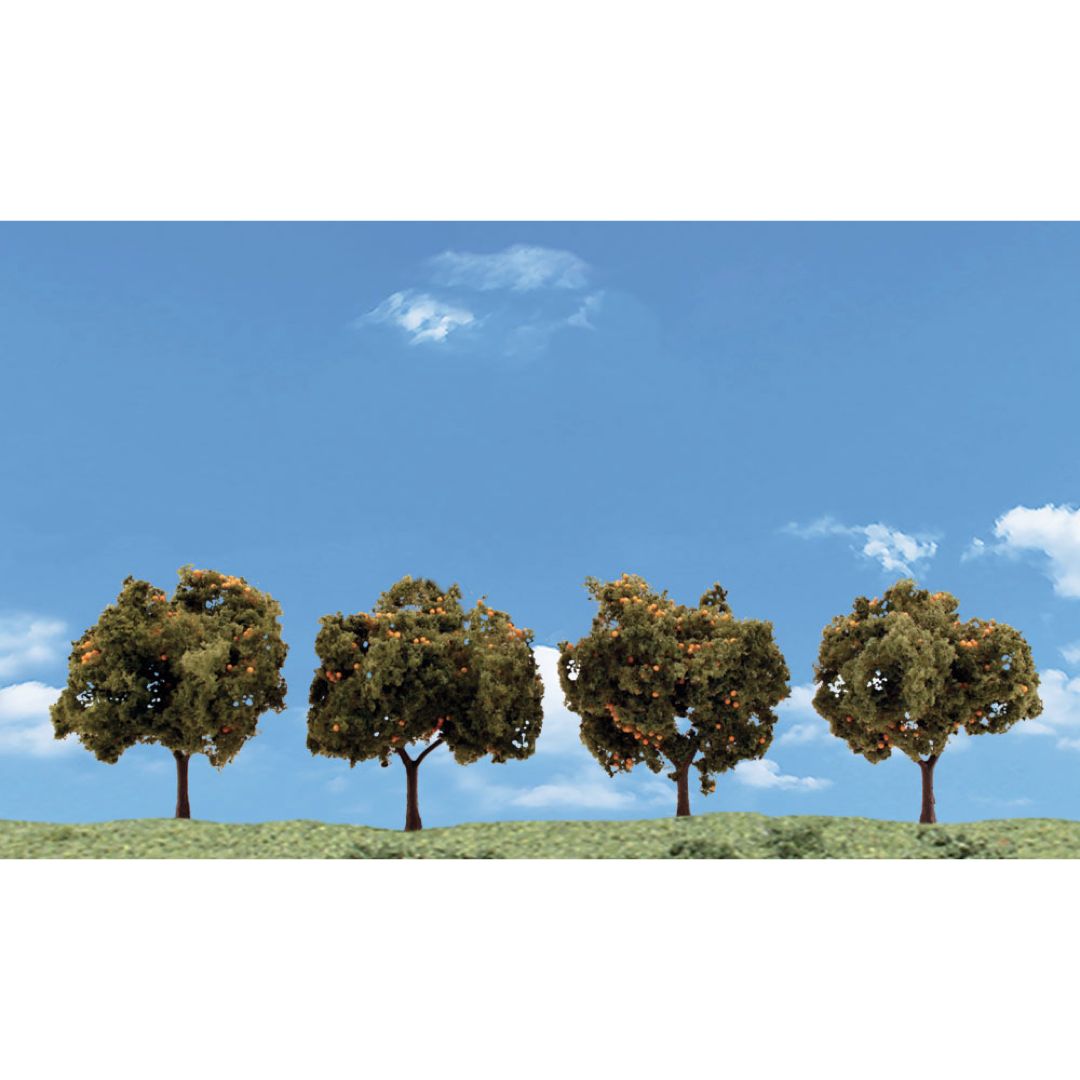 TR3592 Woodland Scenics Orange Trees (4 Pack)