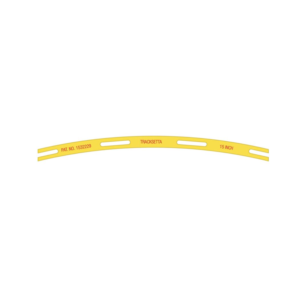 NT15 Tracksetta N GaugeTemplate 15&quot; Radius