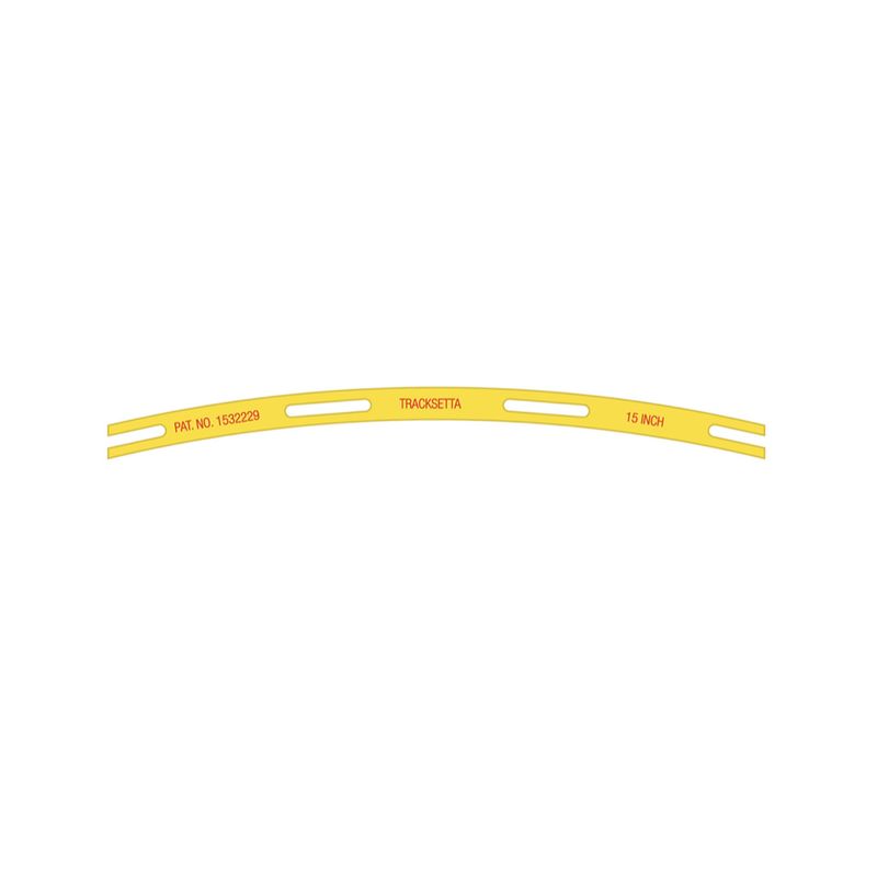 NT15 Tracksetta N GaugeTemplate 15&quot; Radius