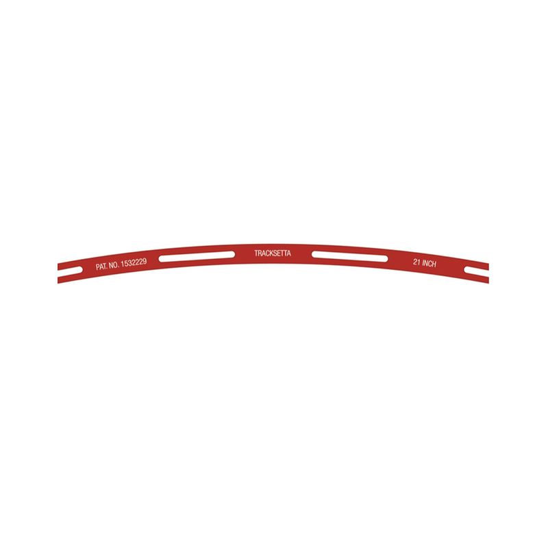 NT21 Tracksetta N Gauge Template 21&quot; Radius
