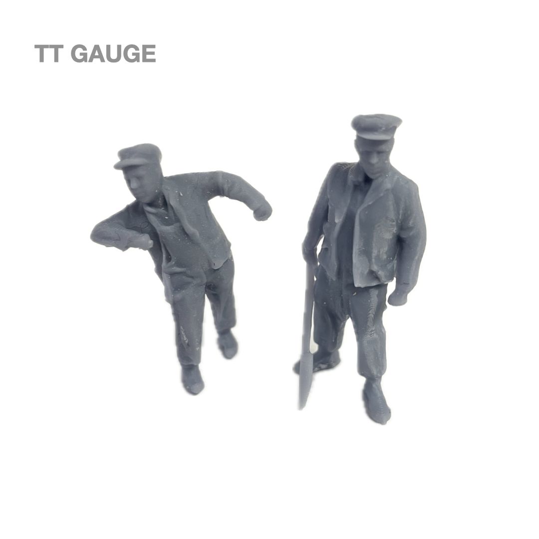 Digitrains 3D Printed Loco Crew Set 1, Scale: TT Gauge