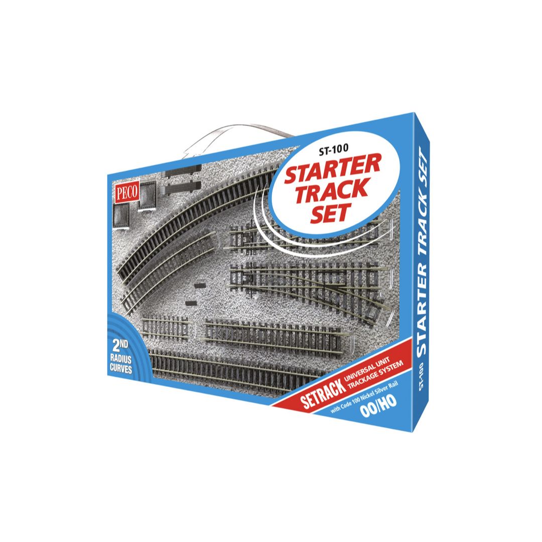 ST-100 PECO OO Gauge 2nd Radius Starter Track Set
