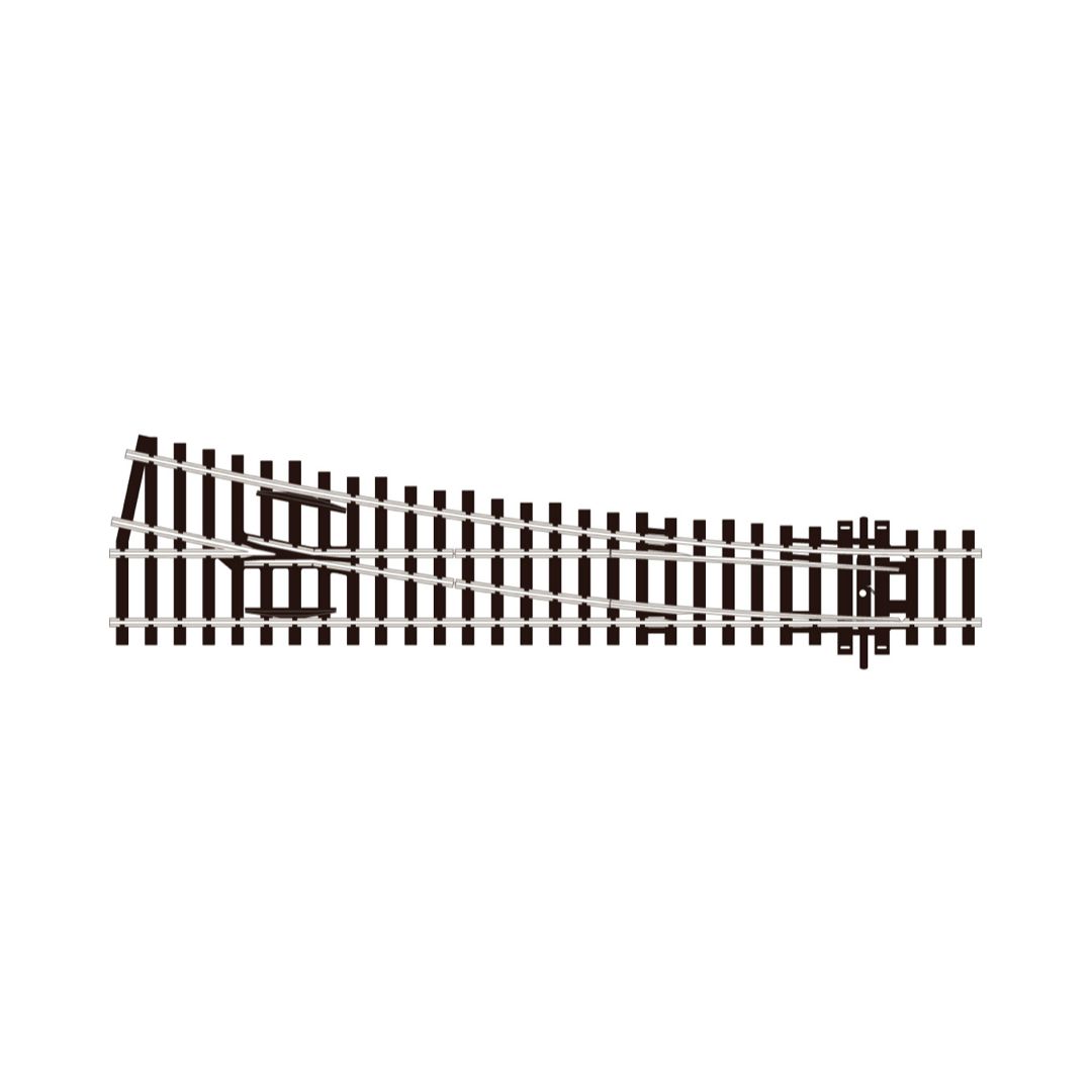 SL-E95 PECO OO Gauge Medium Radius Right Point