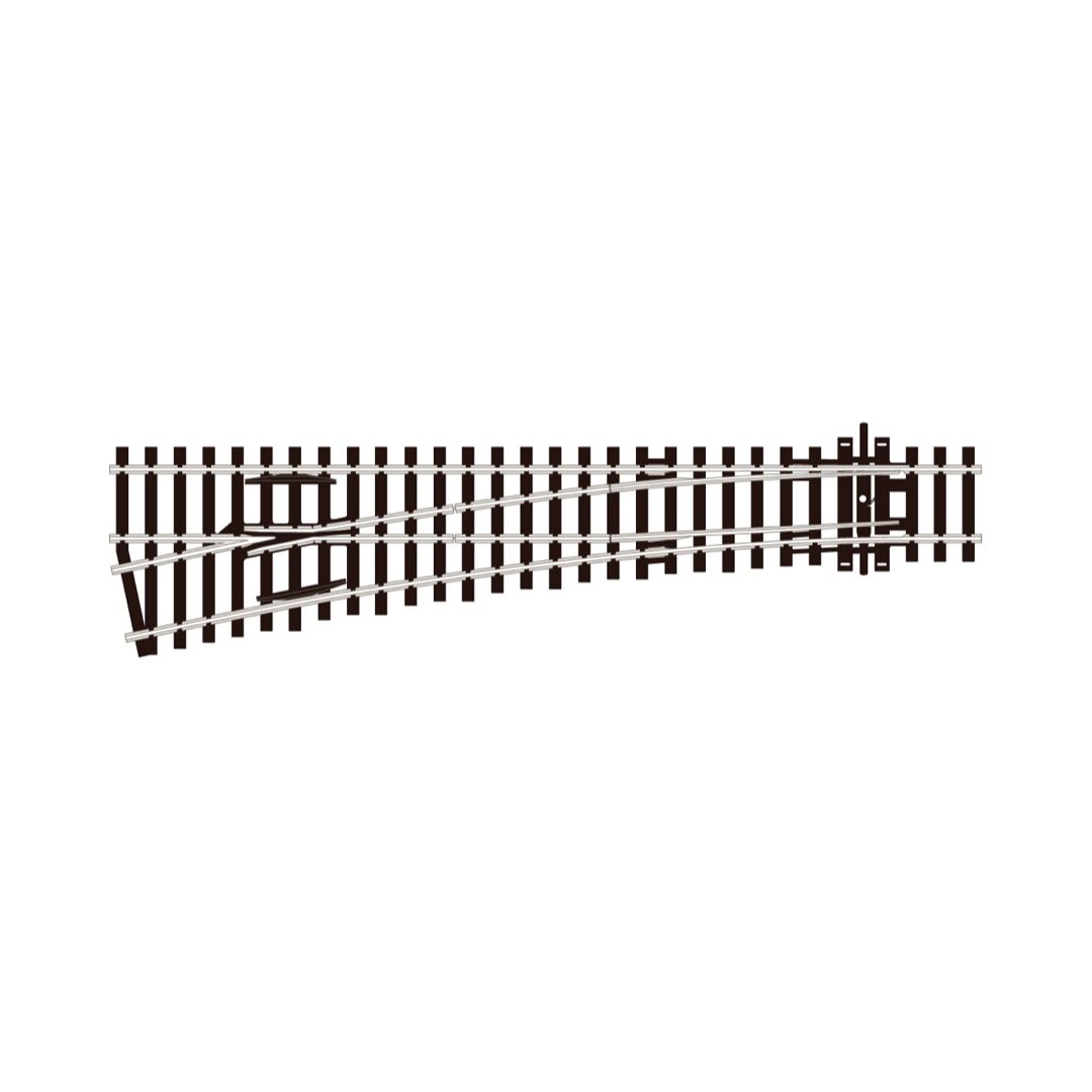 SL-E96 PECO OO Gauge Left Hand Medium Radius Point