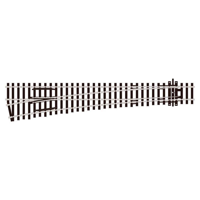 SL-E89 PECO OO Gauge Large Radius Left Hand Point