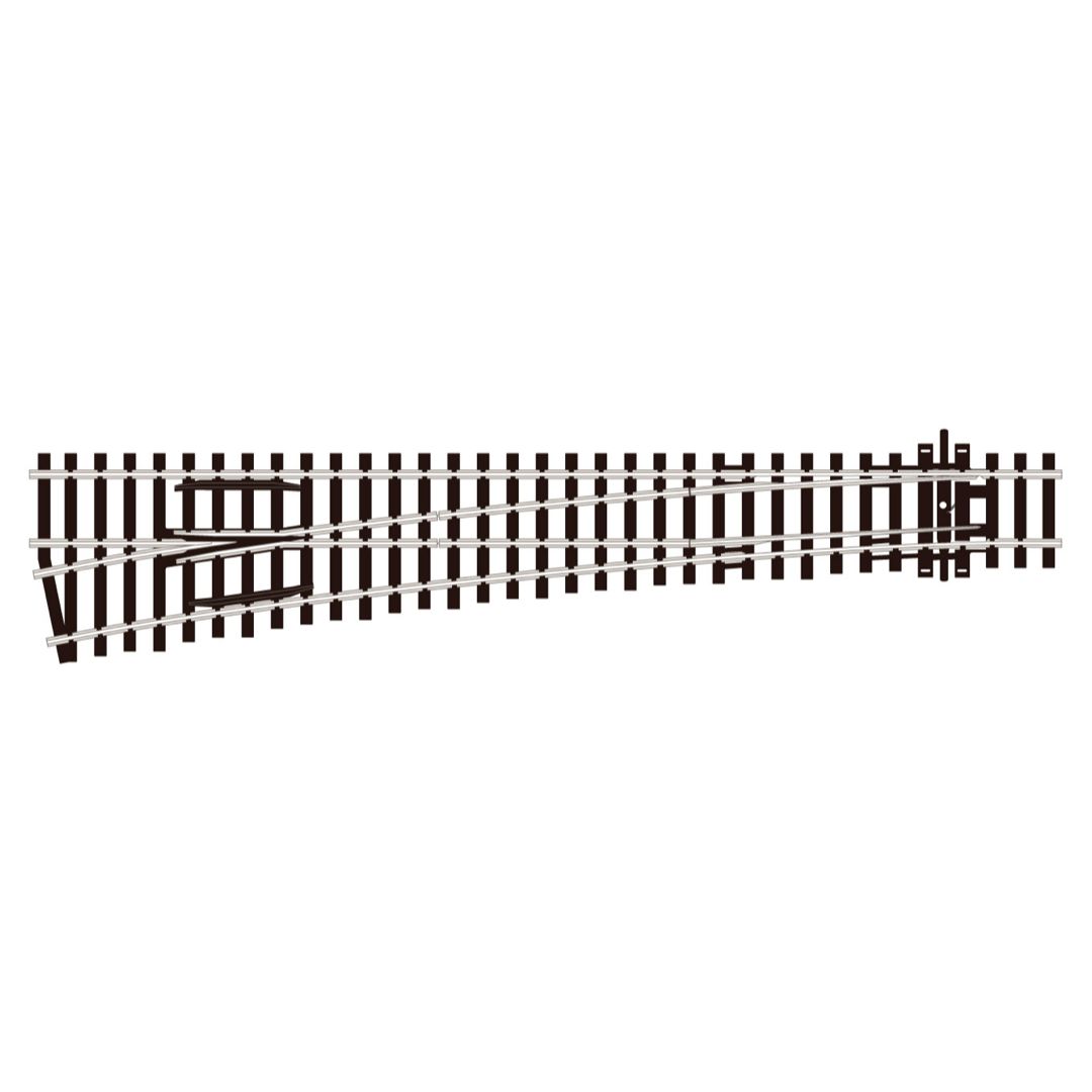 SL-89 PECO OO Gauge Large Radius Left Hand Point