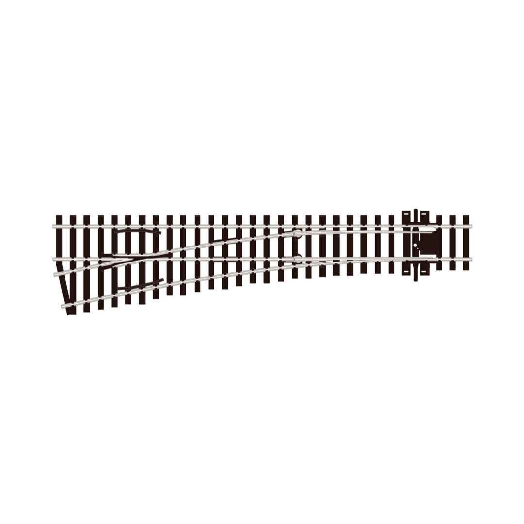 SL-E196 OO Gauge Medium Radius Left Hand Point