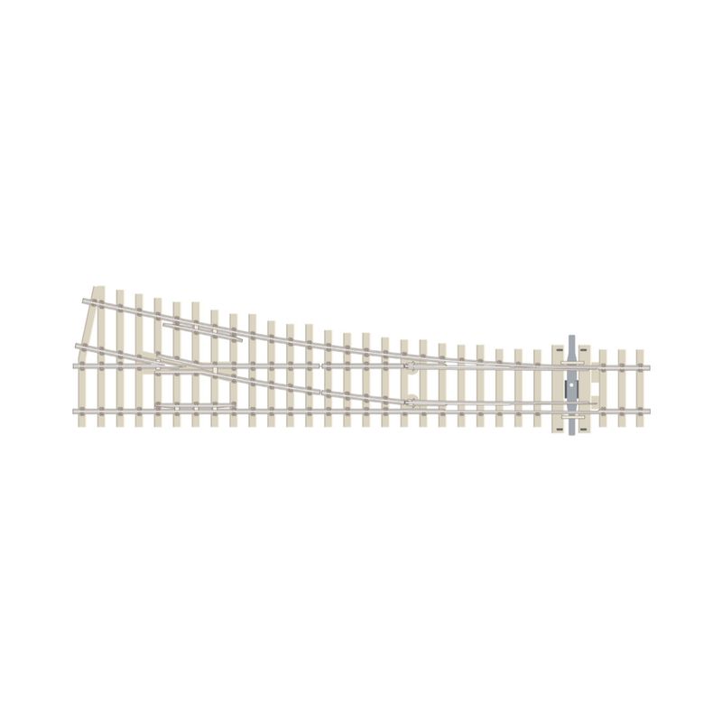 SL-E1095 PECO OO Gauge Concrete Medium Radius Right Hand Point