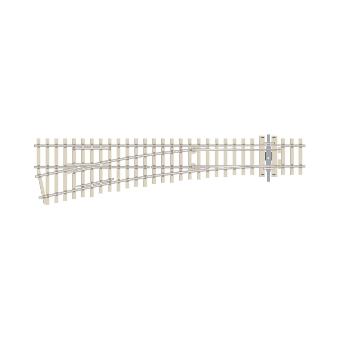 SL-E1096 OO Gauge Concrete Medium Radius Left Hand Point