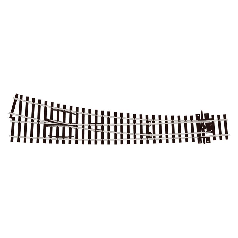 SL-E186 PECO  OO Gauge Right Hand Large Radius Curved Point