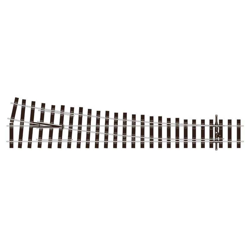 SL-U1188 PECO OO Gauge Right Hand Large Radius Point