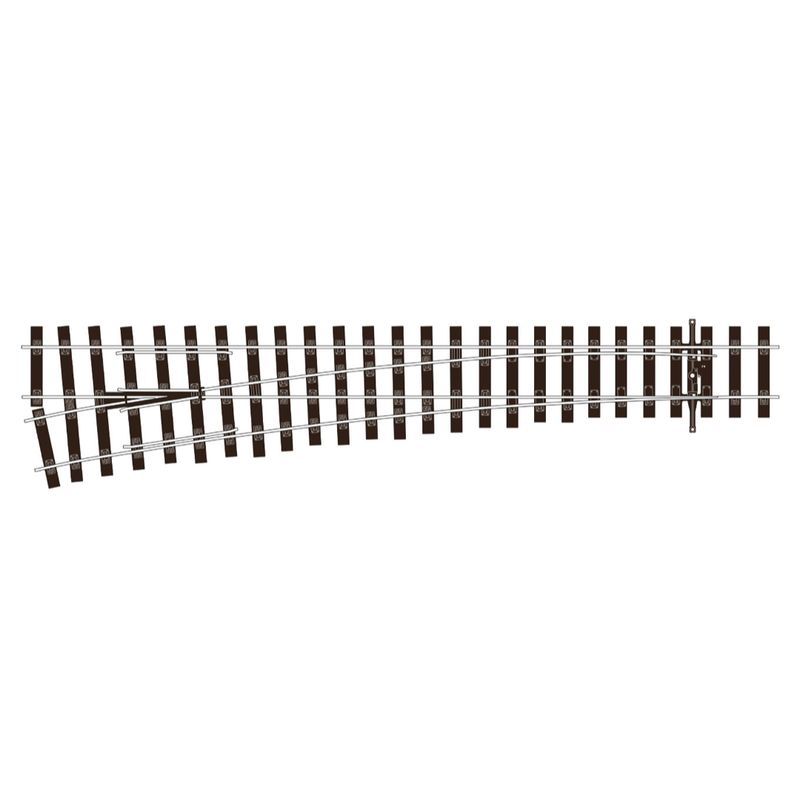 SL-U189 PECO OO Gauge Left Hand Large Radius Point