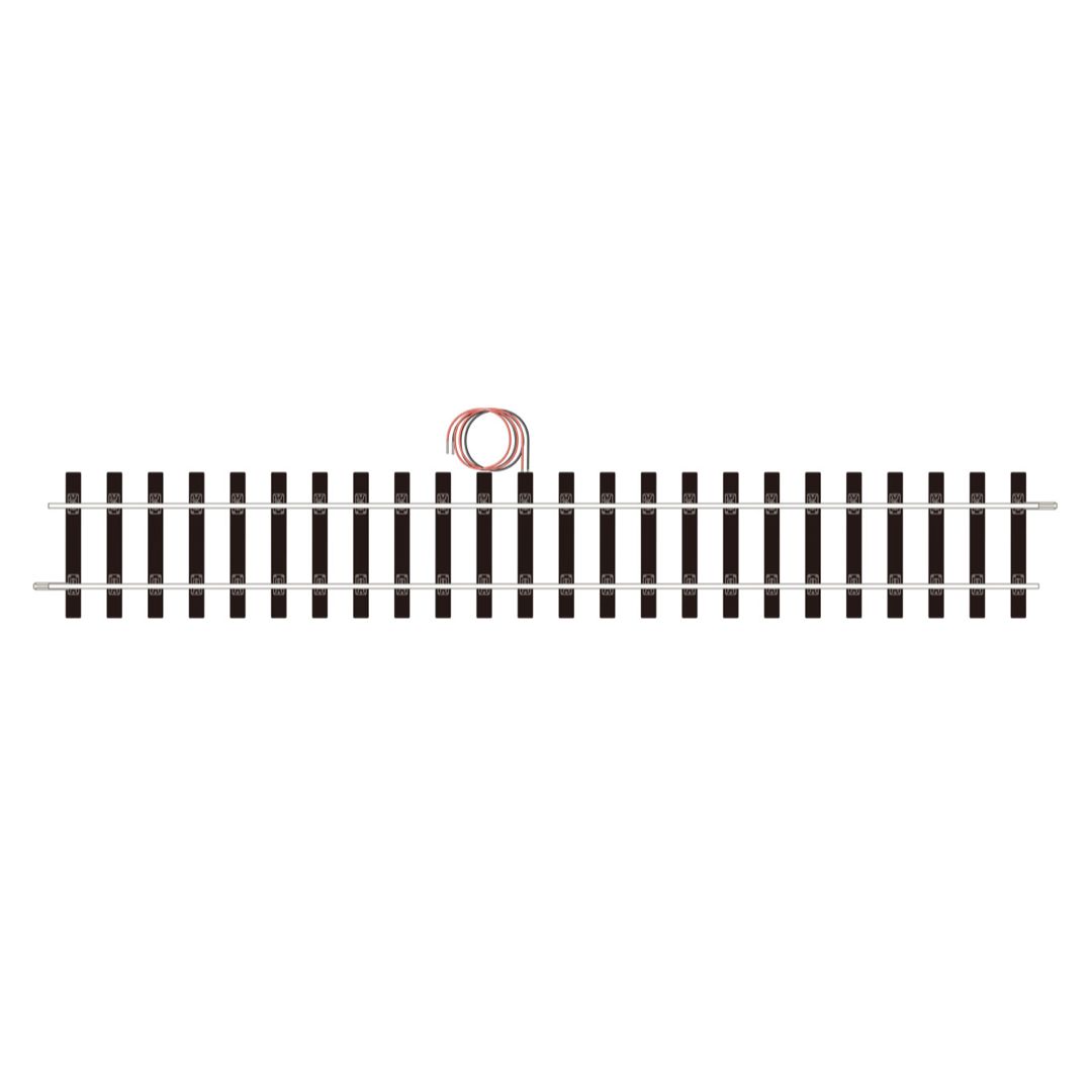 ST-702 PECO O Gauge Setrack Straight (Wired)