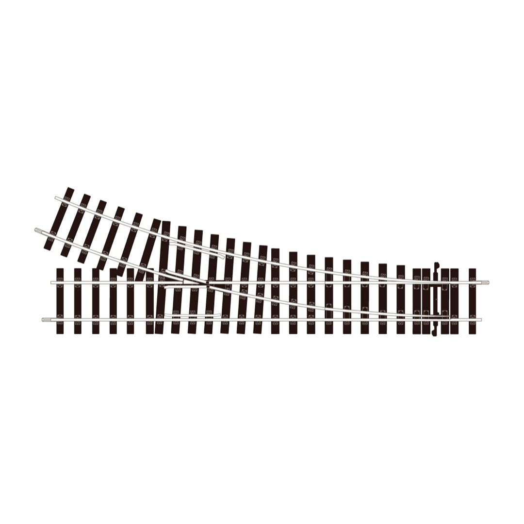 ST-U750BH PECO O Gauge Right Hand Point