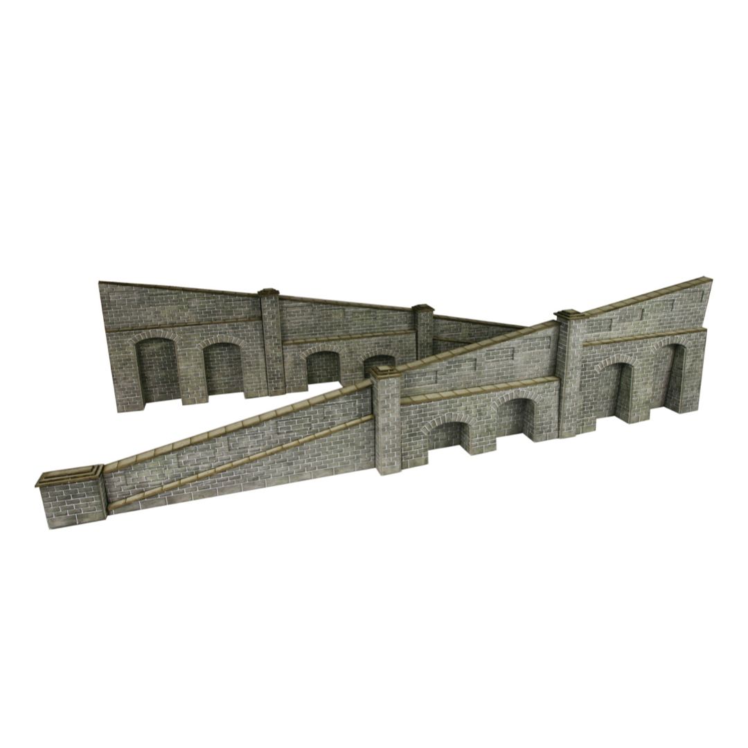PO249 Metcalfe OO Gauge Tapered Retaining Wall in Stone