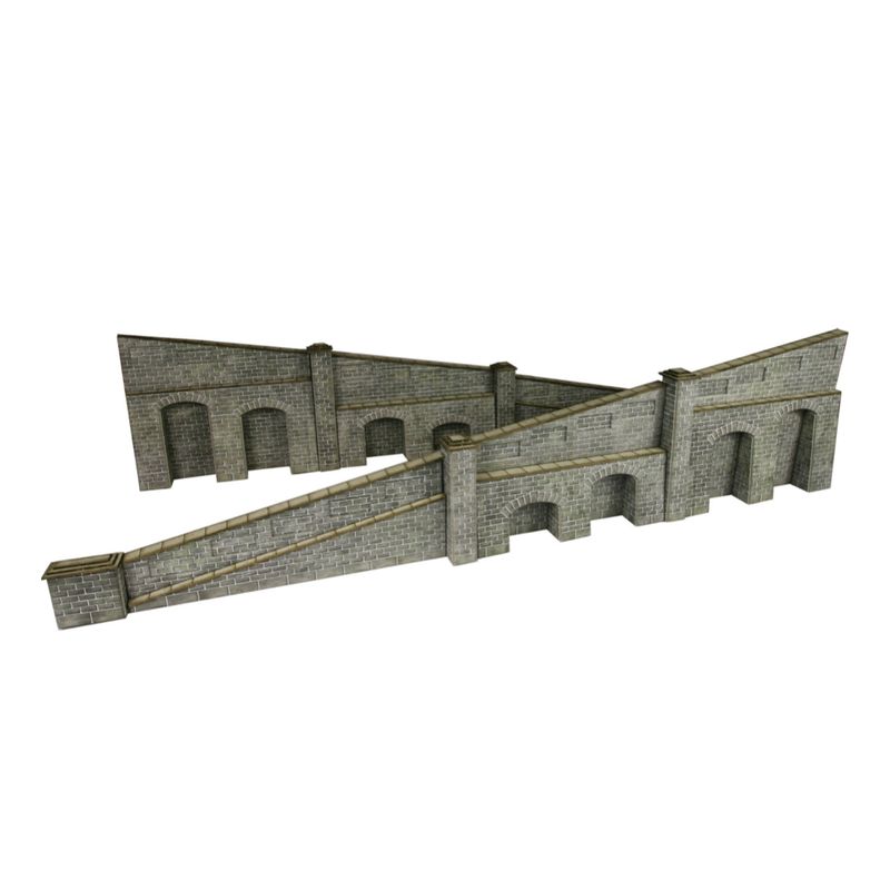PO249 Metcalfe OO Gauge Tapered Retaining Wall in Stone