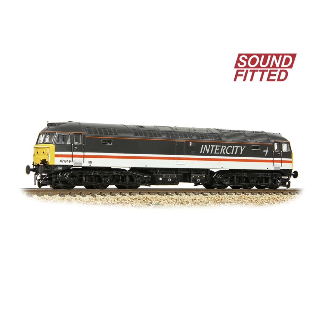 372-266SF Graham Farish N Gauge Sound Fitted Class 47/4 BR InterCity (Swallow)
