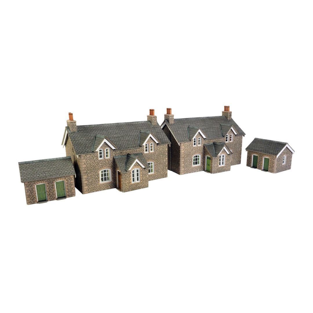 PO255 Metcalfe OO Gauge Workers Cottages