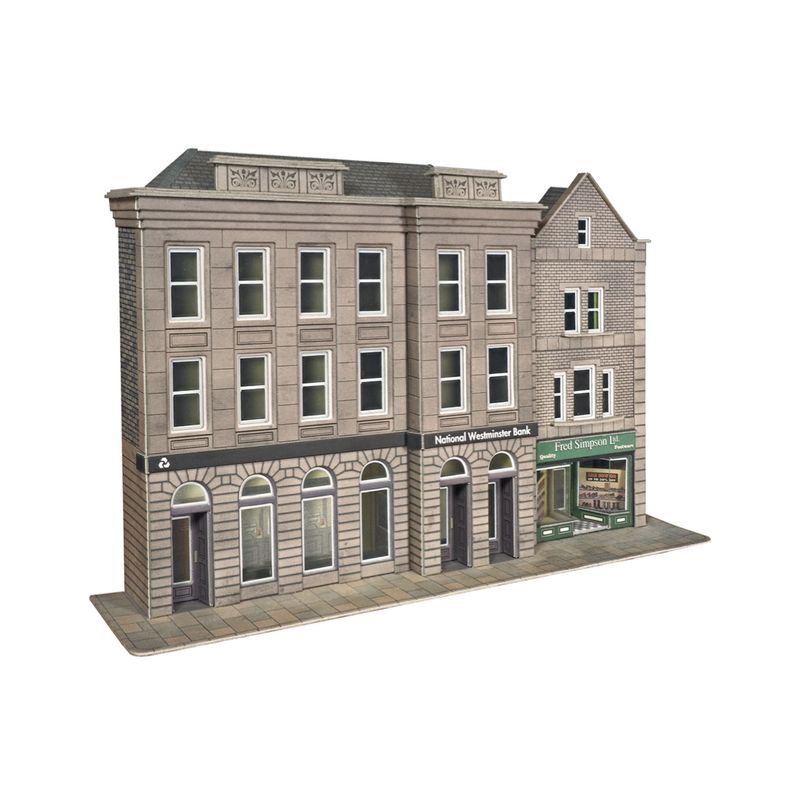 PO271 Metcalfe OO Gauge Low Relief Bank &amp; Shop