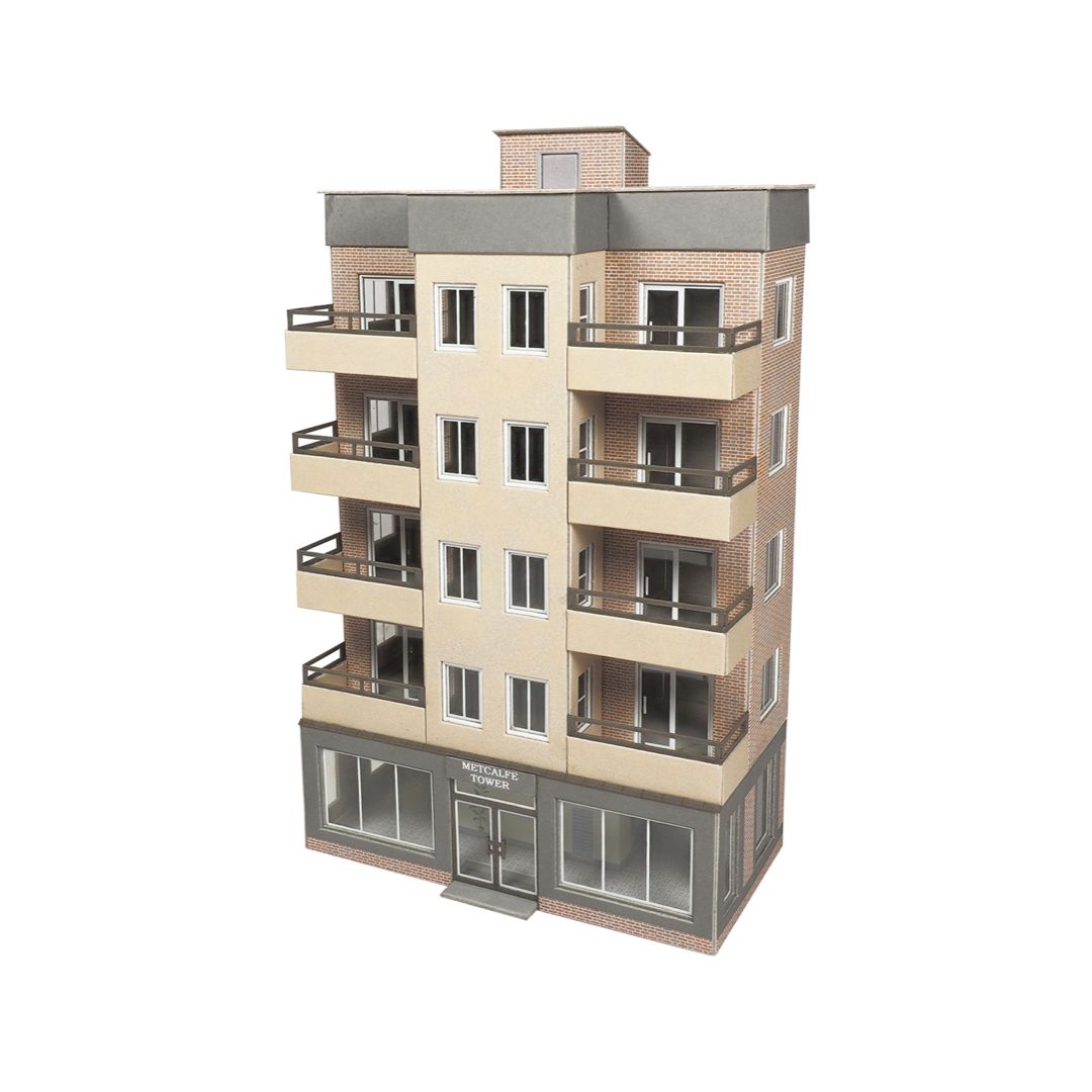 PO360 Metcalfe OO Gauge Low Relief Tower Block