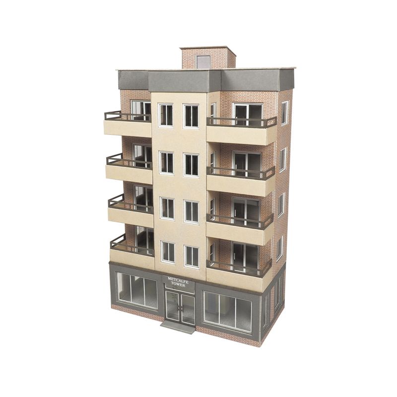 PO360 Metcalfe OO Gauge Low Relief Tower Block