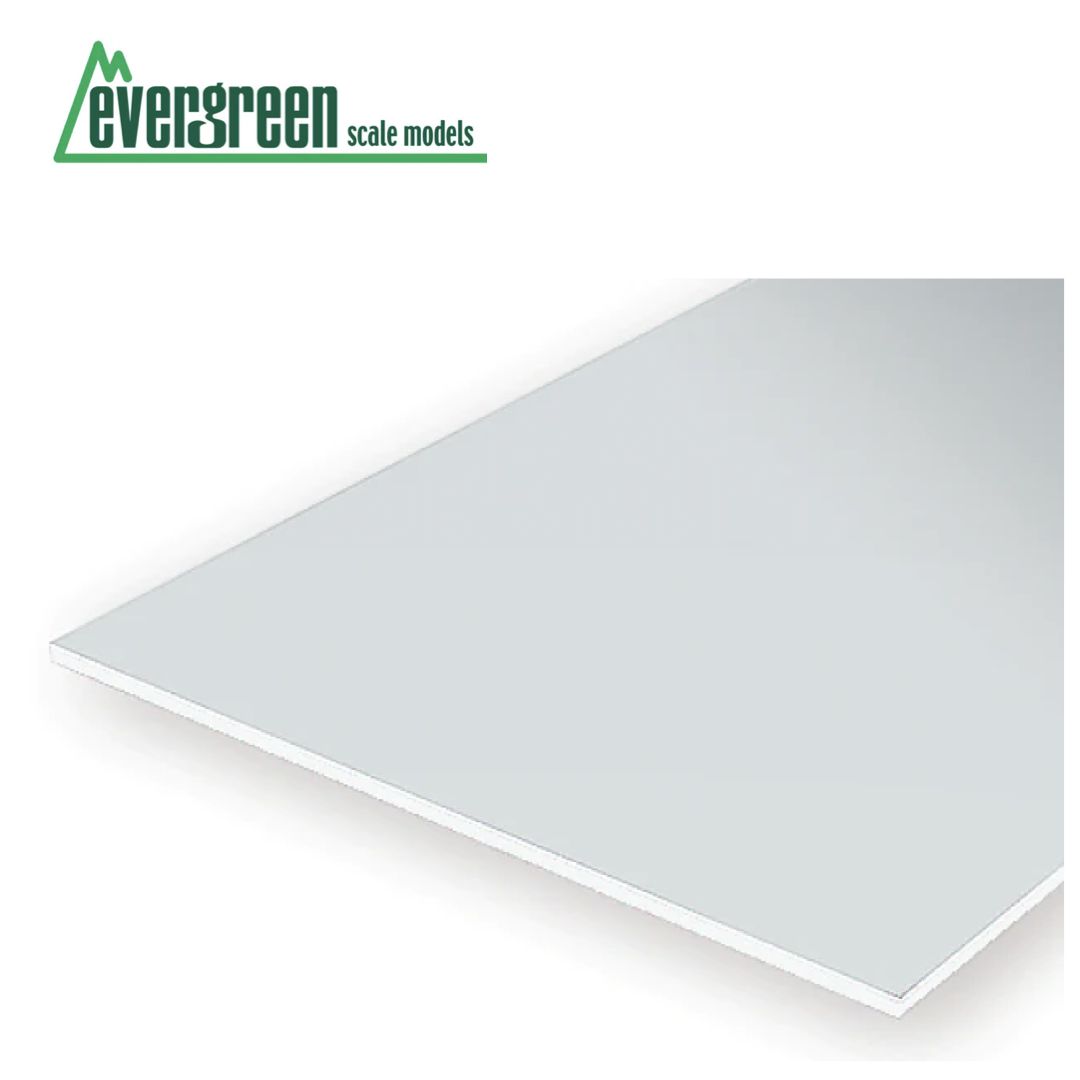 EVG19015 Evergreen Styrene Sheet 12x24in (30x60cm) .015in Thick