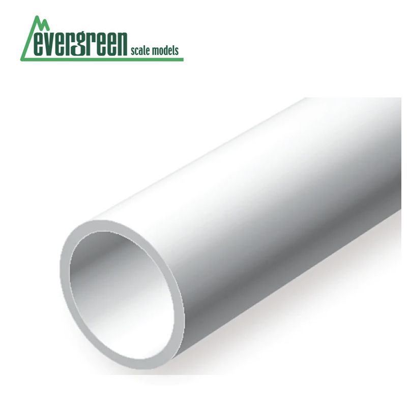 EVG236  Evergreen Styrene Tube 12.7mm (2 Pack)