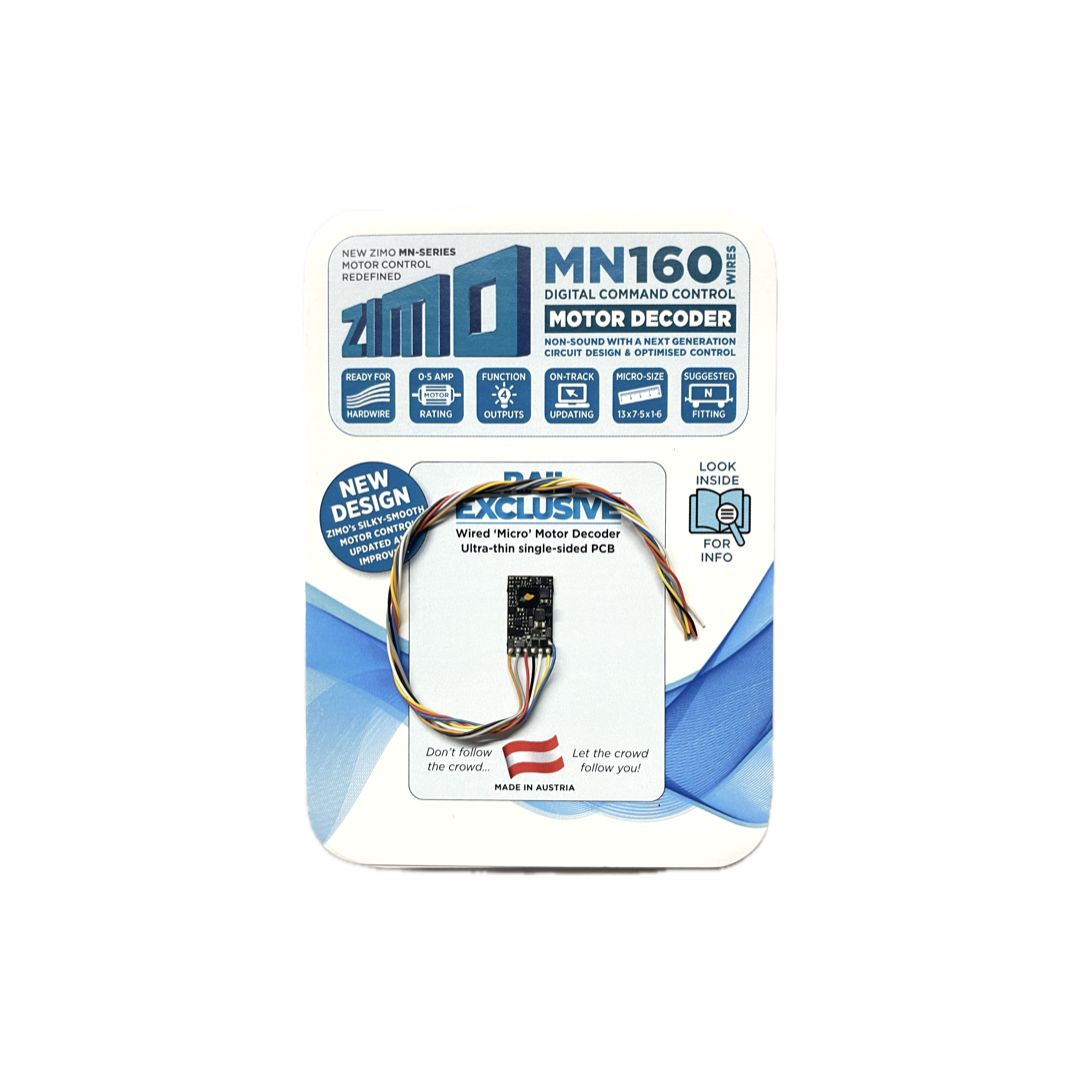 Zimo MN160 Wires Only Motor Decoder
